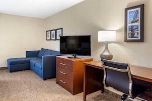 Suite, Multiple Beds, Non Smoking (2 King, 1 Person Sofa Bed) | Premium bedding, desk, laptop workspace, blackout drapes
