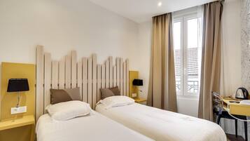 Free WiFi, bed sheets, alarm clocks