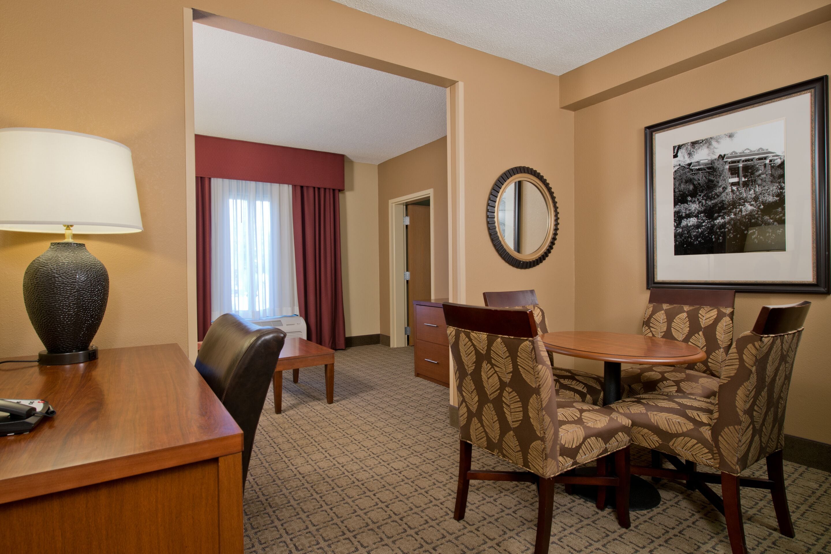 king suite | 1 bedroom, desk, blackout curtains, iron/ironing board