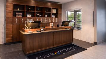 Check-in/check-out kiosk