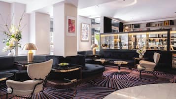 Sitteområde i lobbyen