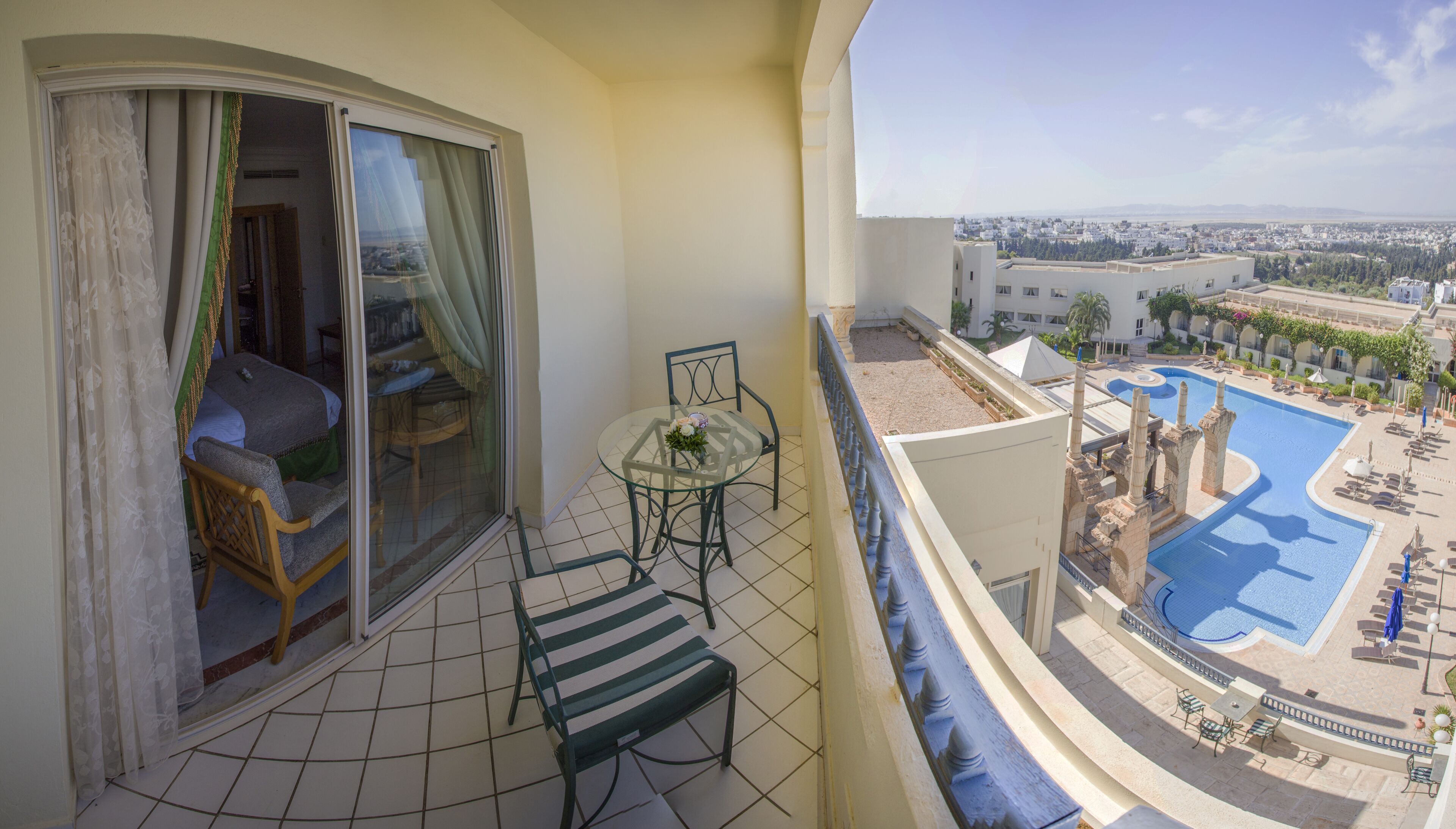 Vue depuis le balcon