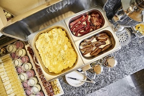 Daily buffet breakfast (EUR 12 per person)