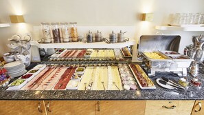 Daily buffet breakfast (EUR 10 per person)