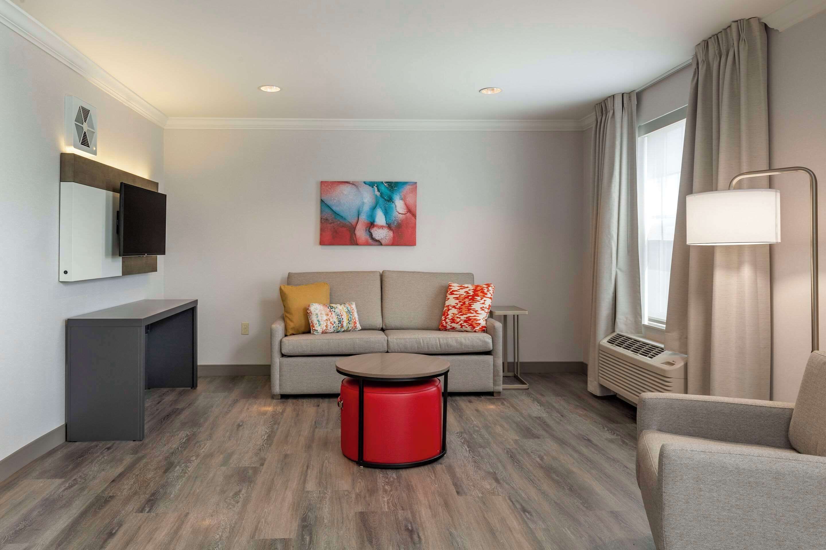 in-room safe, desk, blackout curtains, iron/ironing board