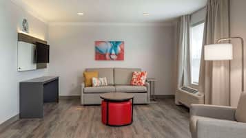 In-room safe, desk, blackout curtains, iron/ironing board