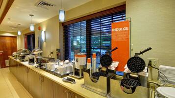 Free daily buffet breakfast