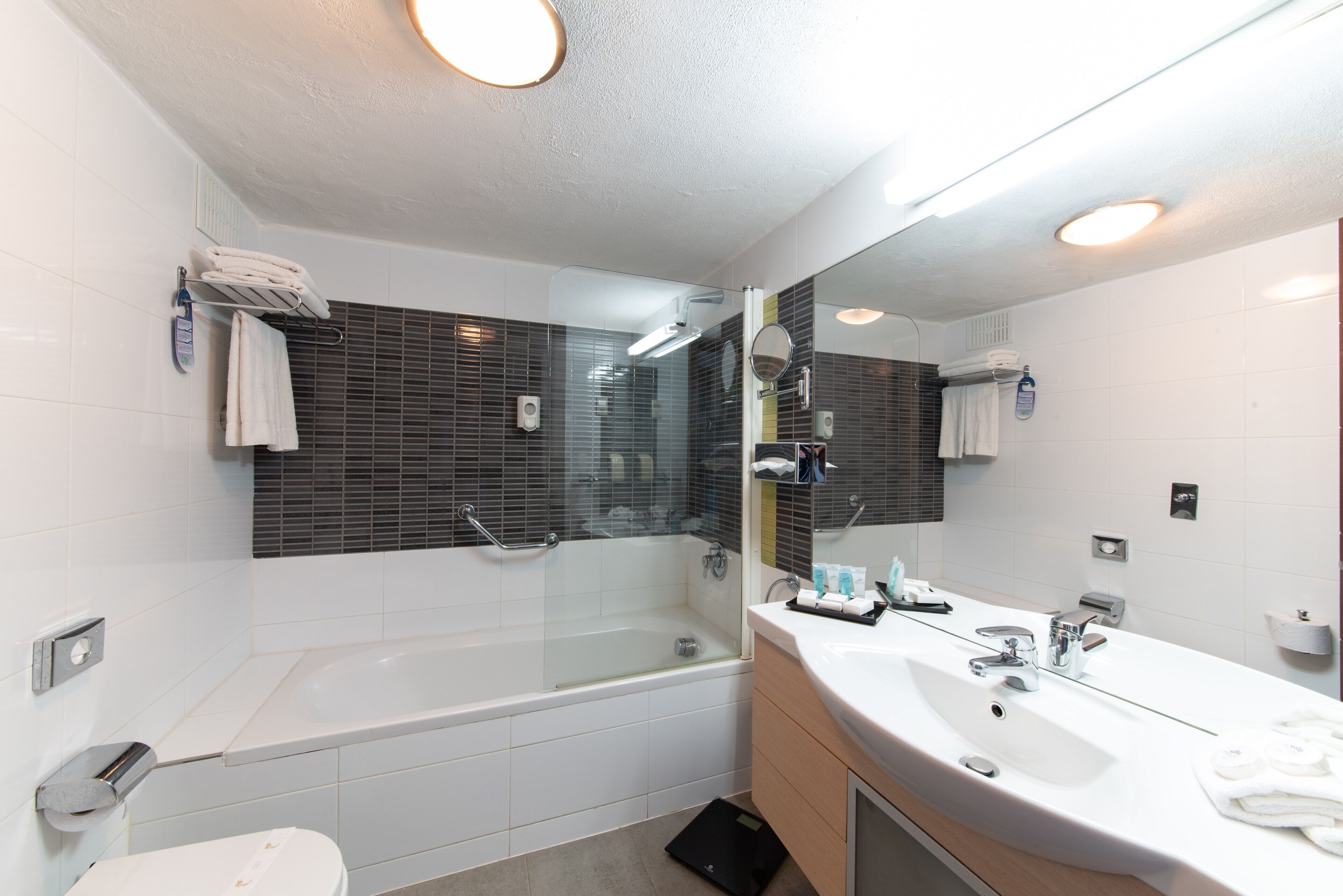 superior room, sea view (balcony) | bathroom | combined shower/bathtub, free toiletries, hair dryer, towels
