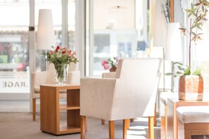 Sitteområde i lobbyen