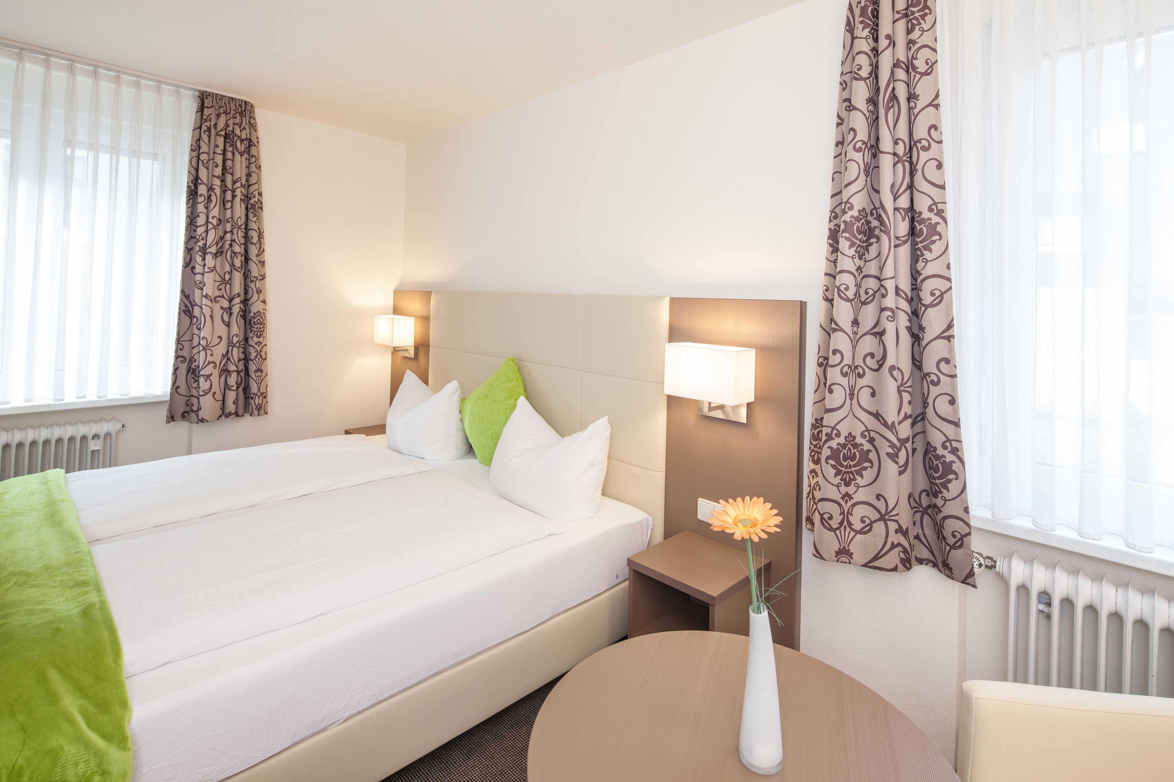 desk, blackout curtains, soundproofing, iron/ironing board