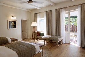 Luxury Garden Accessible Twin (Wheelchair) | Premium bedding, minibar, in-room safe, desk - The Spier Hotel (Stellenbosch)