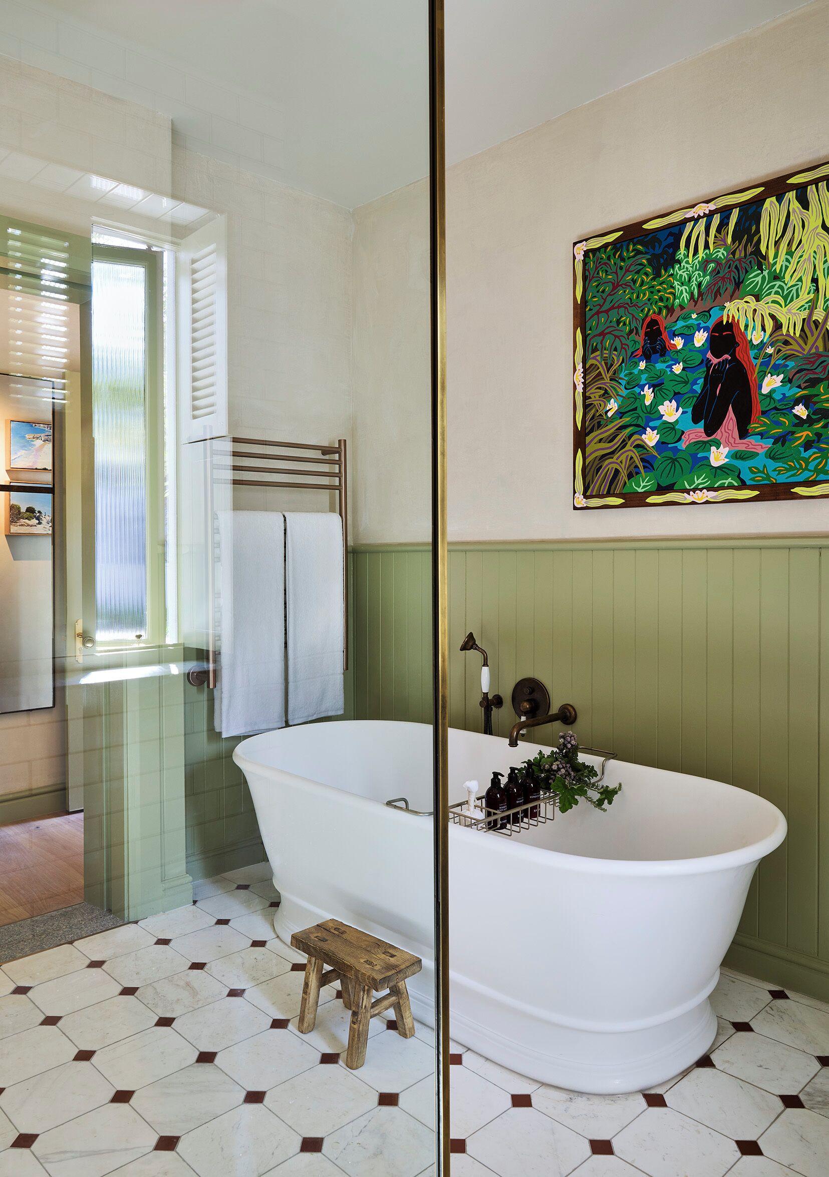 riverside villa | bathroom | designer toiletries, hair dryer, bathrobes, towels