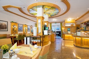 Daily buffet breakfast (EUR 21 per person)