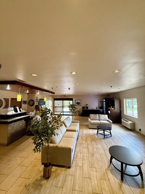 Sala de estar en el lobby