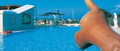 Indoor pool, outdoor pool