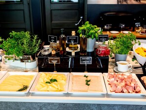 Morgenmadsbuffet hver dag mod et gebyr