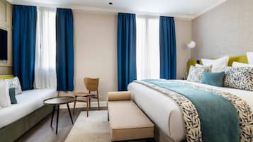 Deluxe Triple Room | 1 bedroom, premium bedding, in-room safe, individually decorated