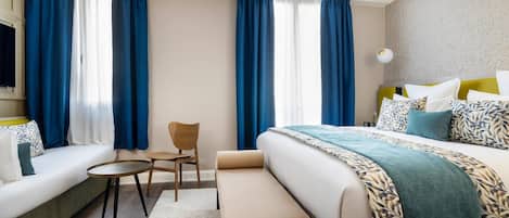 Quarto triplo luxo | 1 quarto, roupas de cama premium, cofres nos quartos