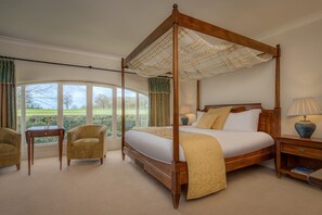 Suite (4 poster) | In-room safe, individually decorated, desk, iron/ironing board - Nailcote Hall Hotel (Solihull)