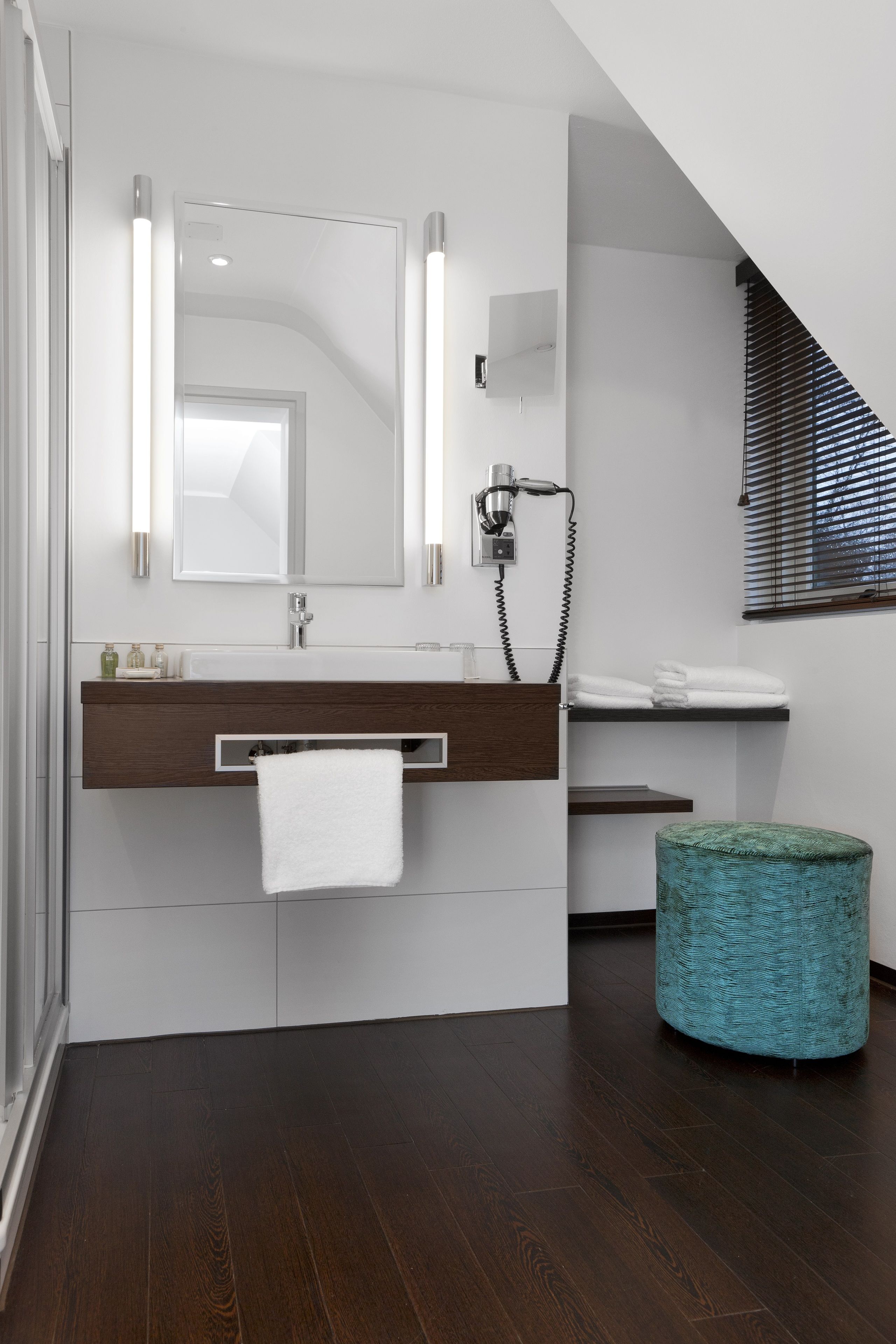 free toiletries, hair dryer, dressing gowns, slippers