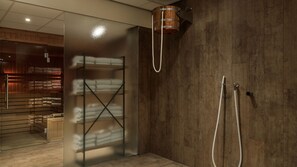 Sauna, steam room, Turkish bath/hammam, body treatments, aromatherapy