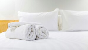 Desk, iron/ironing board, free WiFi, bed sheets