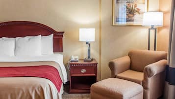 Rom – standard, 1 kingsize-seng, ikke-røyk | Sengetøy av topp kvalitet, skrivebord og blendingsgardiner