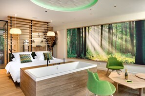 Panorama-Suite 'La Costelle' | 1 chambre, literie de qualité supérieure, minibar