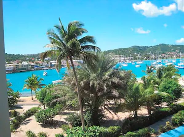 Vista a la playa o el mar