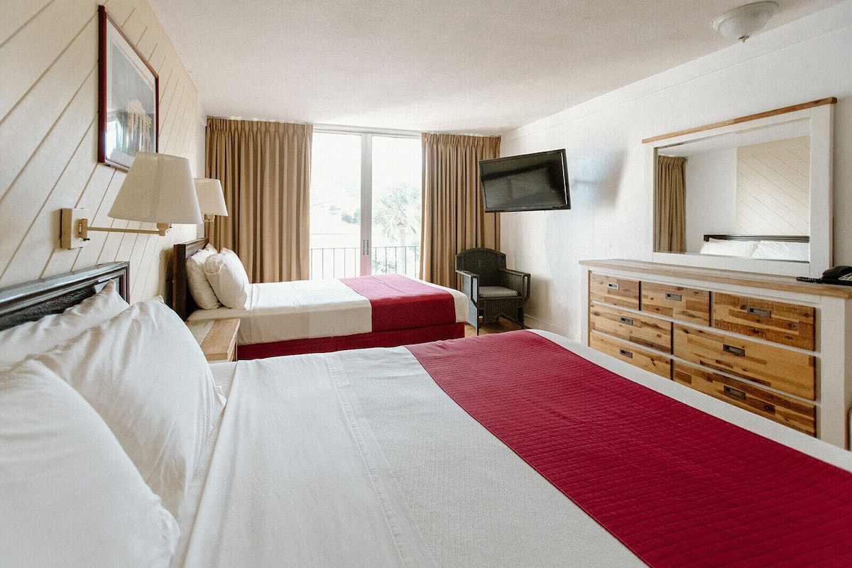 Camera Superior, 2 letti queen, vista oceano | 2 camere, biancheria da letto di alta qualità