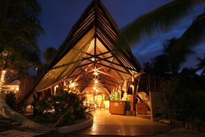Front of property - evening/night