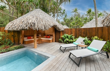 Villa, Private Pool, Garden Area | Premium bedding, free minibar, in-room safe, desk. Le Bora Bora by Pearl Resorts