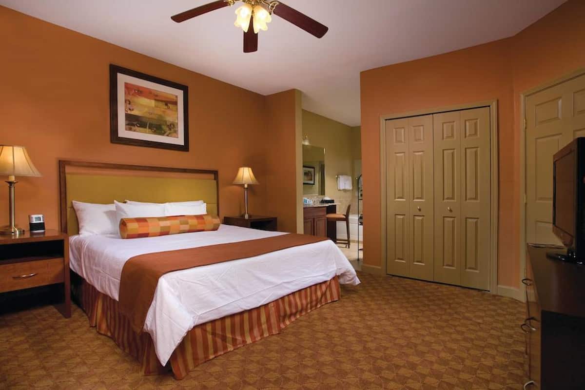 Premium bedding, pillow-top beds, blackout curtains, iron/ironing board