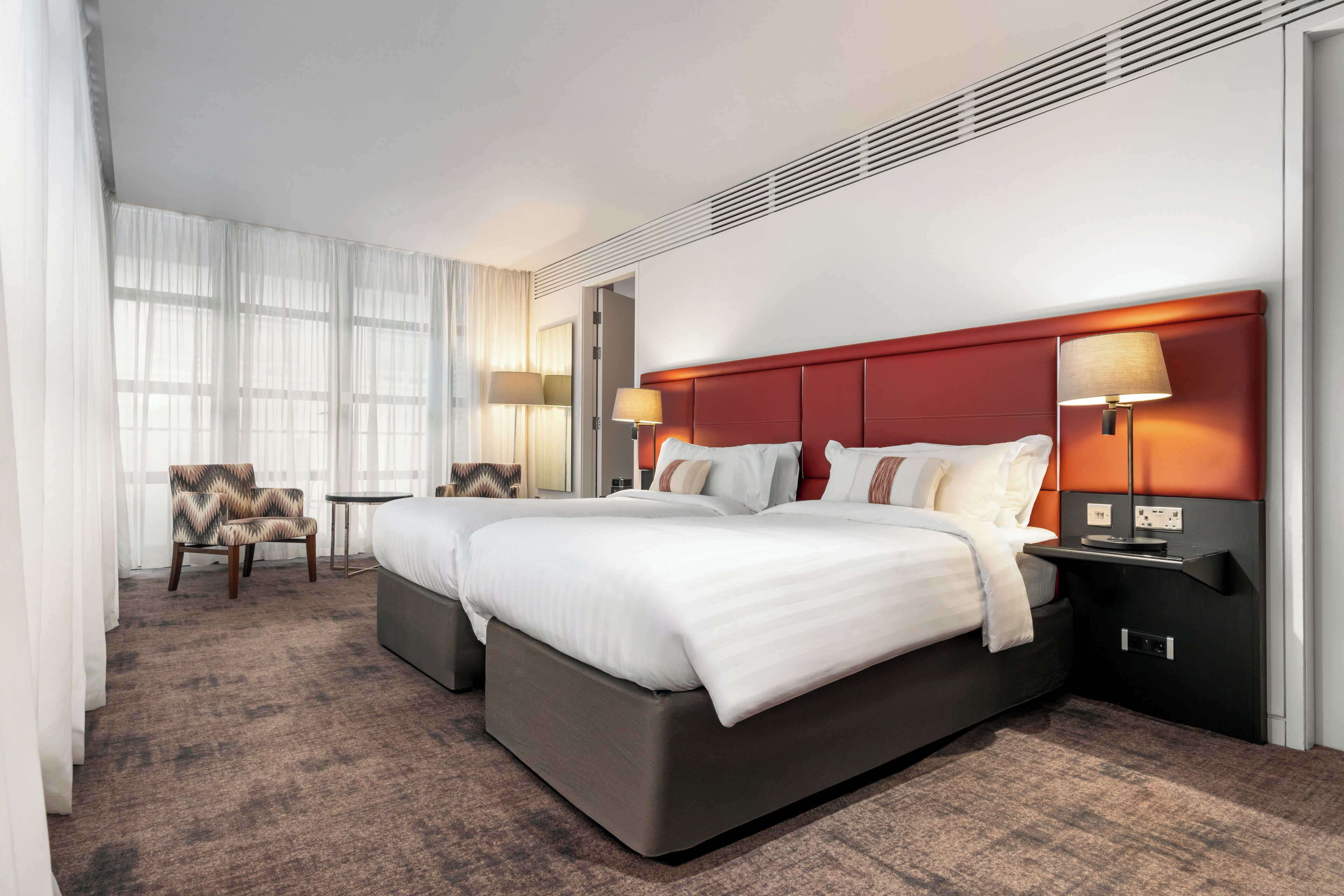 Deluxe Quadruple Room | Egyptian cotton sheets, premium bedding, in-room safe, blackout curtains