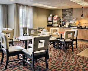 Free daily buffet breakfast