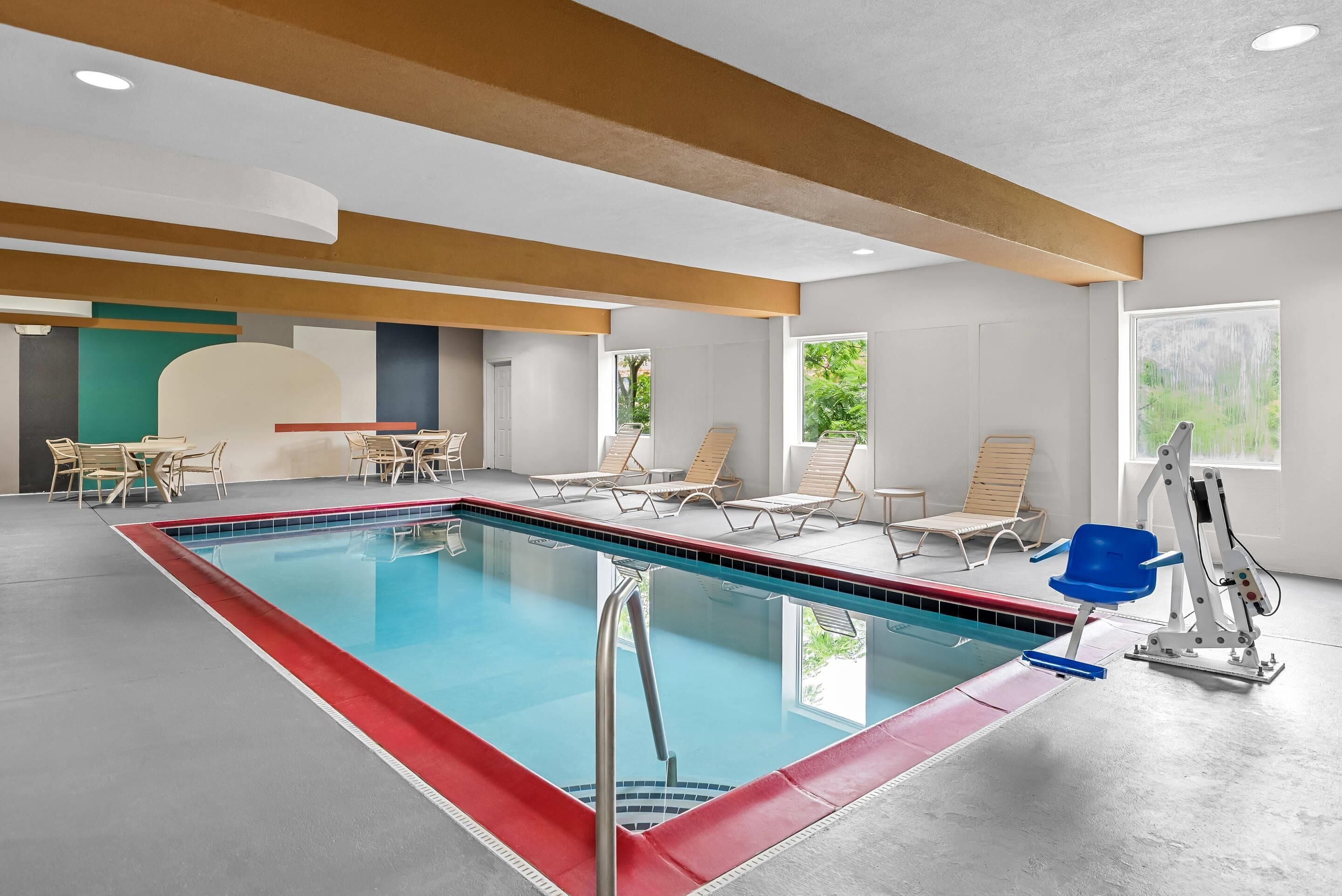Una piscina techada