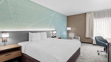 Room, 1 King Bed, Accessible, Non Smoking | Iron/ironing board, free cots/infant beds, rollaway beds, free WiFi