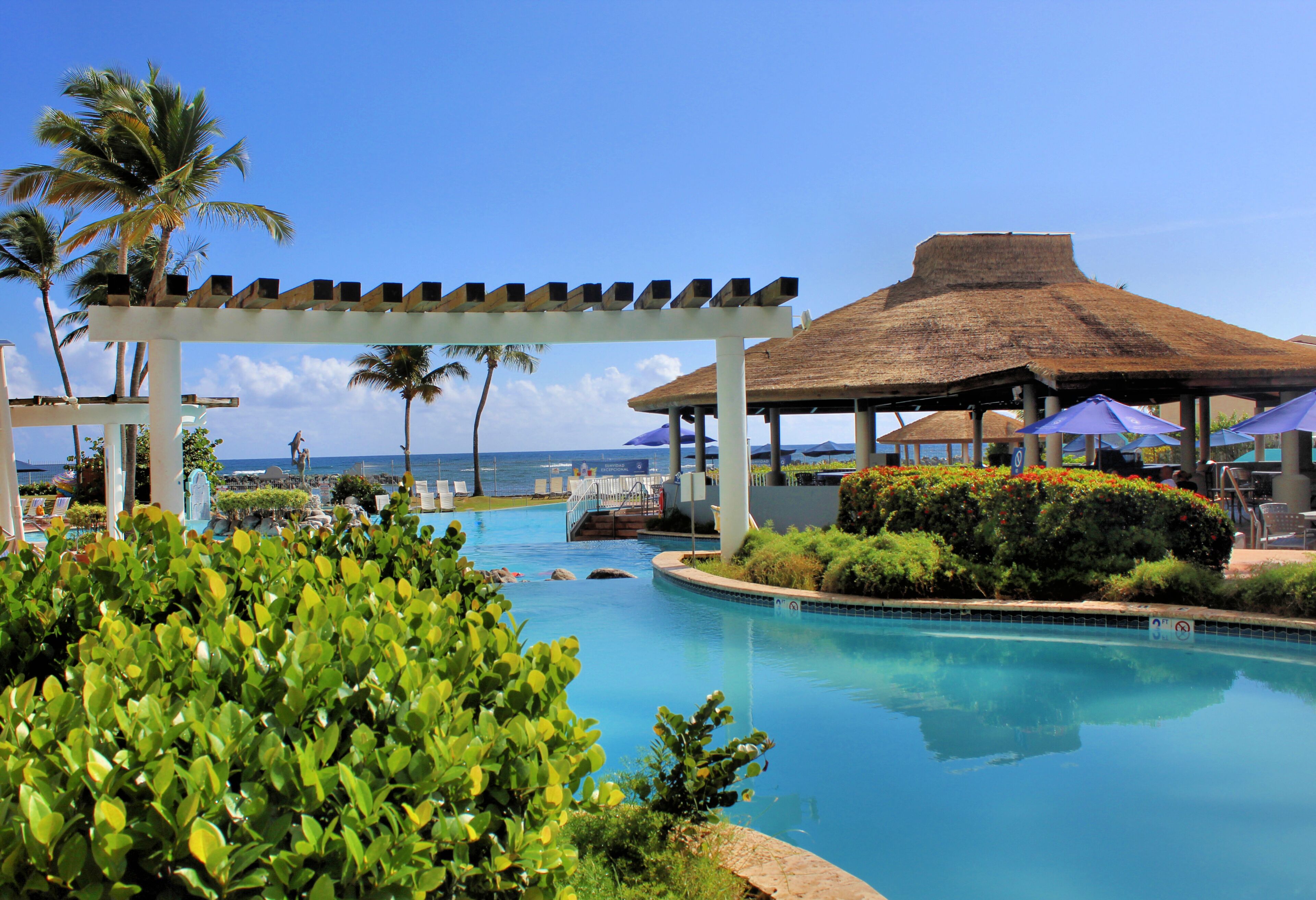 Bar junto a la piscina