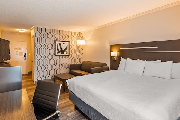 Business Room, 1 King Bed, Non Smoking, Refrigerator (with Sofabed) | In-room safe, blackout drapes, iron/ironing board, cribs (free)