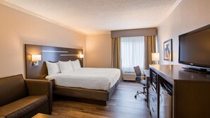 In-room safe, blackout curtains, iron/ironing board