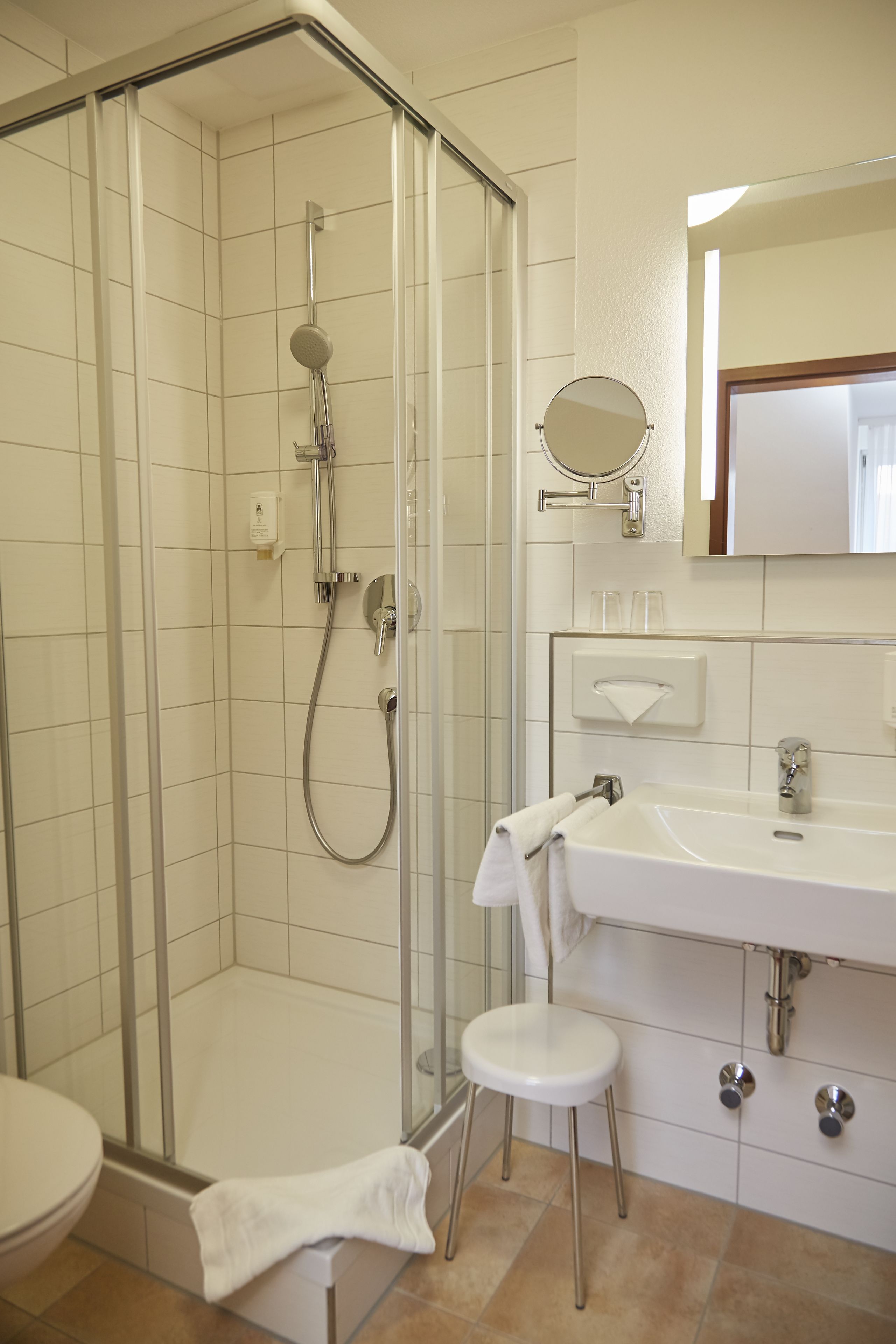 comfort room | bathroom | free toiletries, hair dryer, bathrobes, towels