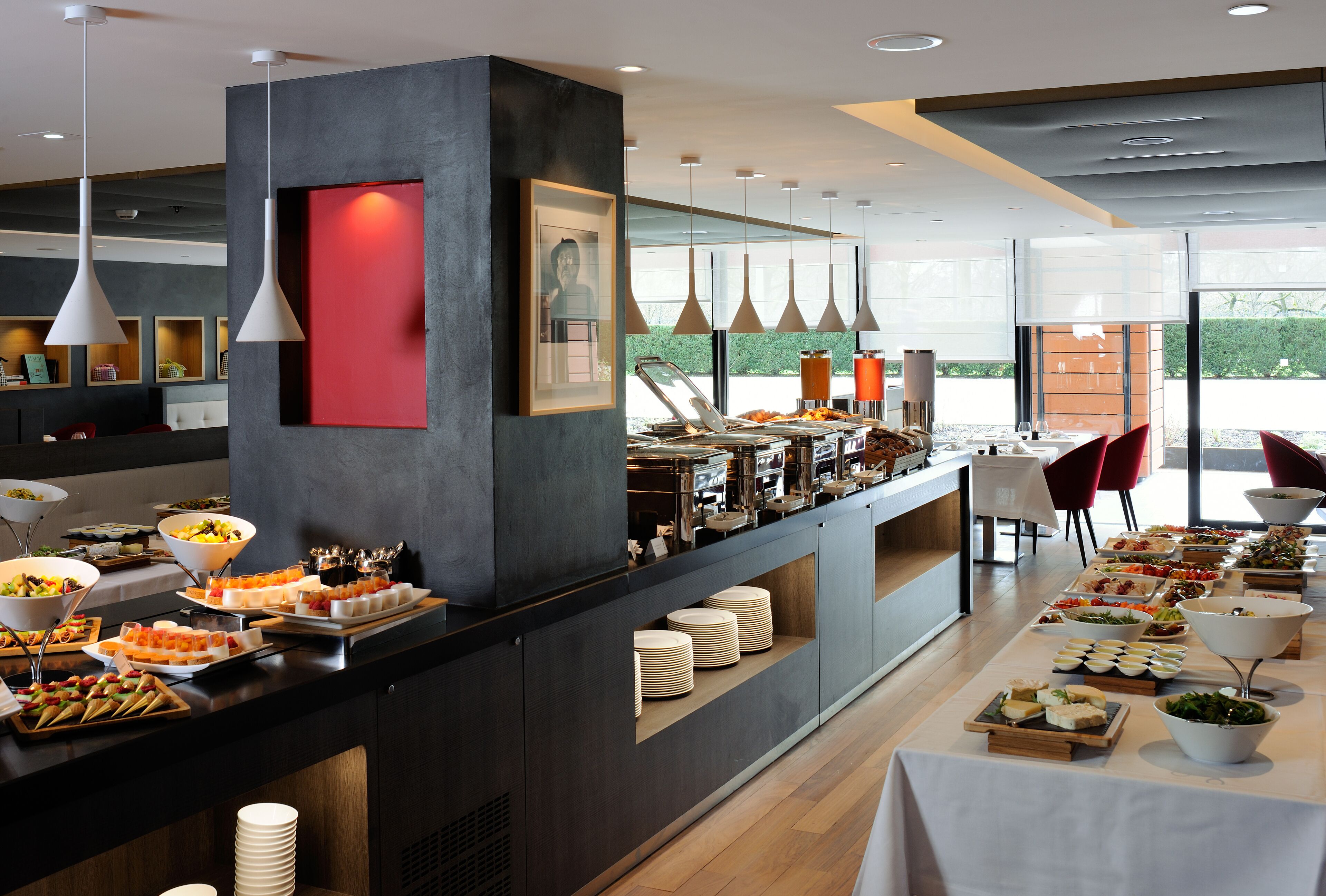 daily buffet breakfast (eur 25 per person)