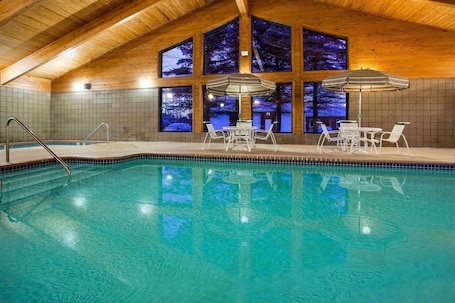 Indoor pool. AmericInn by Wyndham Mora