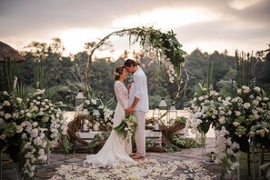 Aussenbereich für Hochzeiten