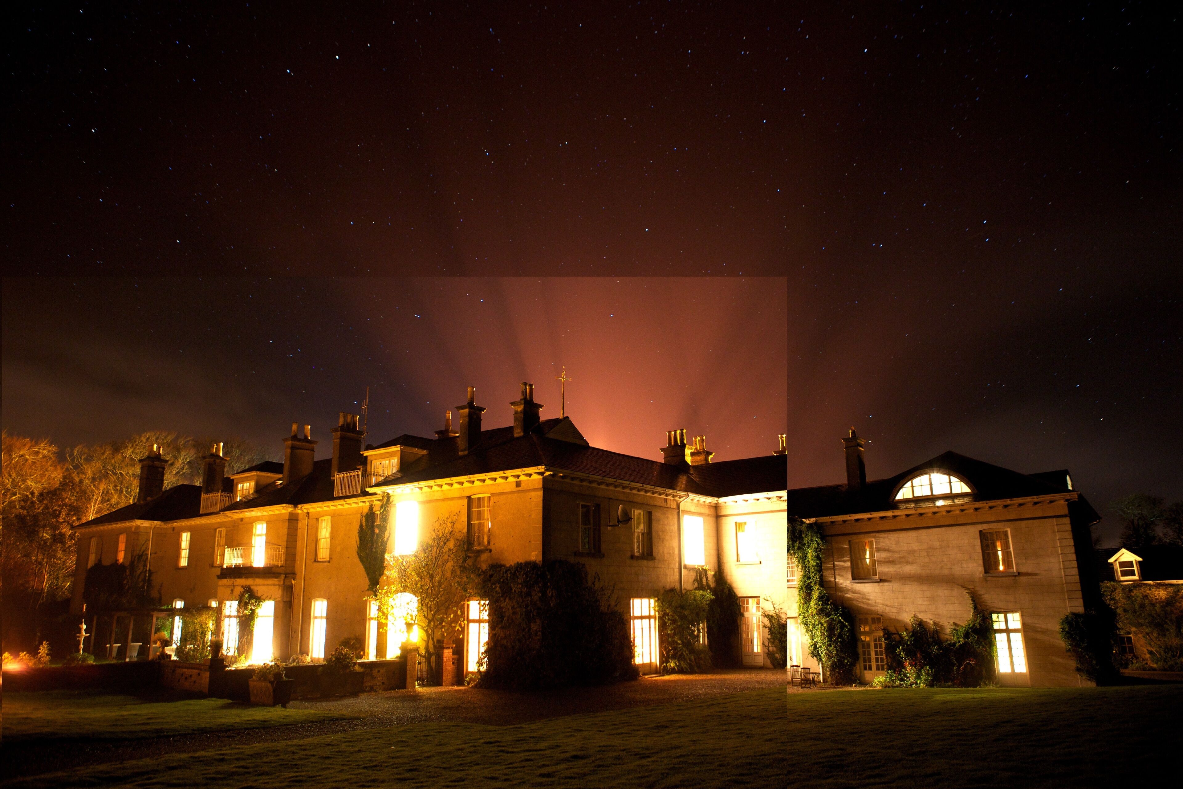 front of property – evening/night