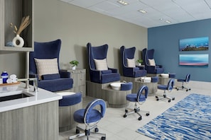 Body treatments, hydrotherapy, hot stone massages, deep-tissue massages