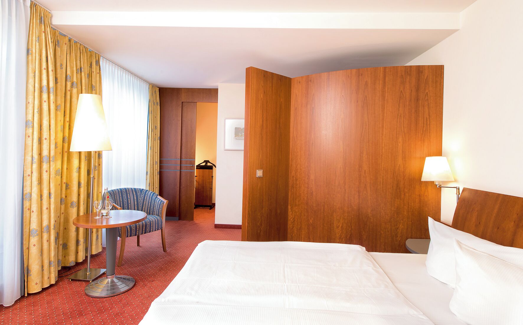 In-room safe, desk, laptop workspace, blackout drapes