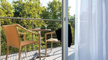 Standard Plus Zimmer | Blick vom Balkon