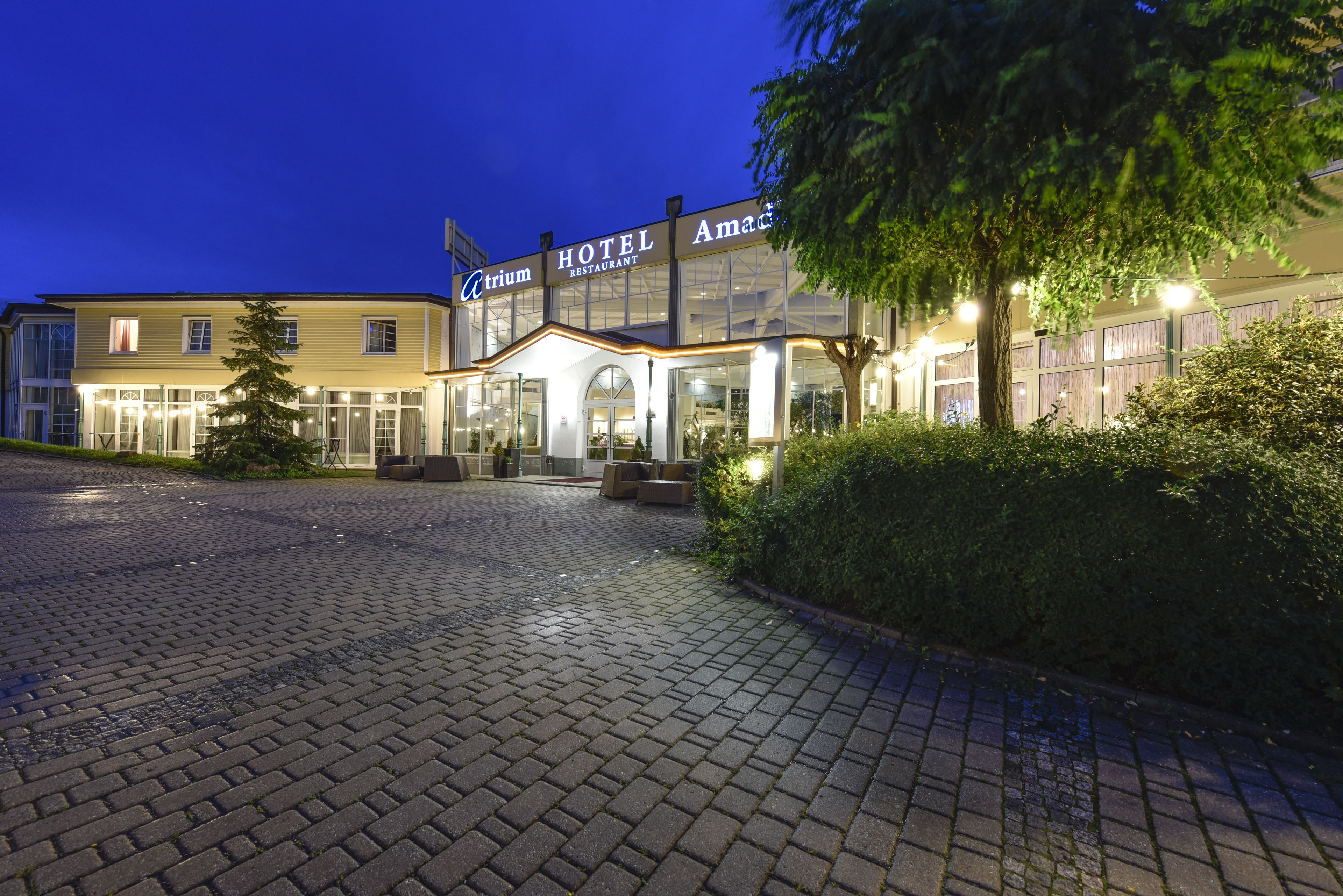 front of property – evening/night