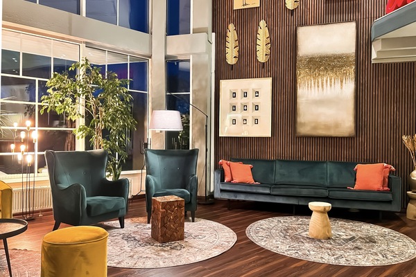 Sala de estar en el lobby
